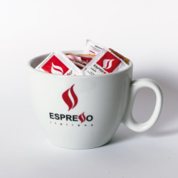 Espresso Italiano - πορσελάνινη Θήκη για ζάχαρη