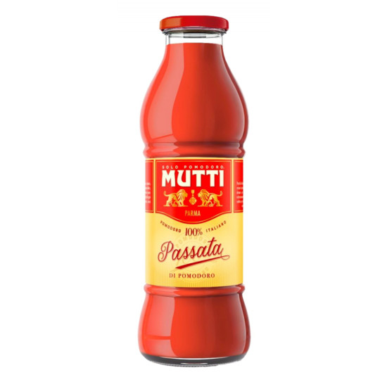 Mutti - Passata di Pomodoro 100% Italiano, 6 x 700g