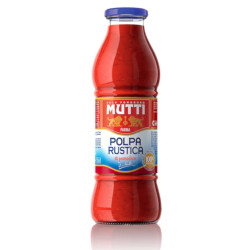 Mutti - Polpa Rustica di Pomodoro 100% Italiano, 6 x 690g