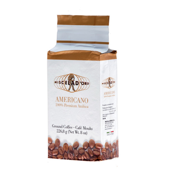 Miscela d’oro - Americano 100% Premium Arabica, 227g αλεσμένος